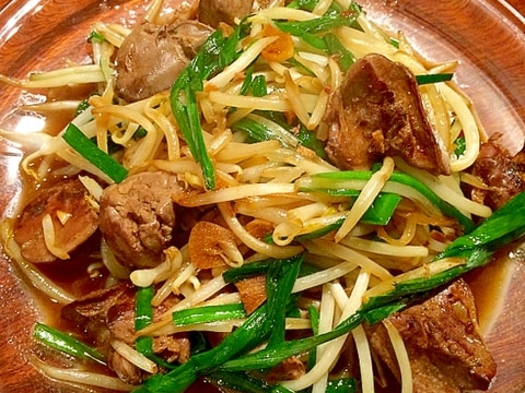 【レバニラ炒め】鉄分たっぷり♪